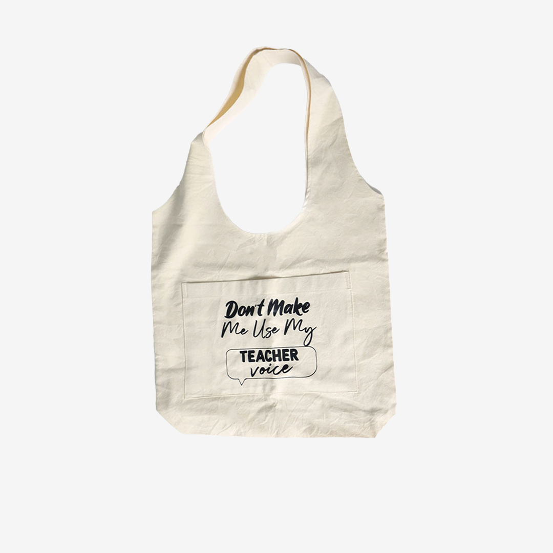 Tote Bag Teachers "Teacher voice" Tote Bag - Image 1